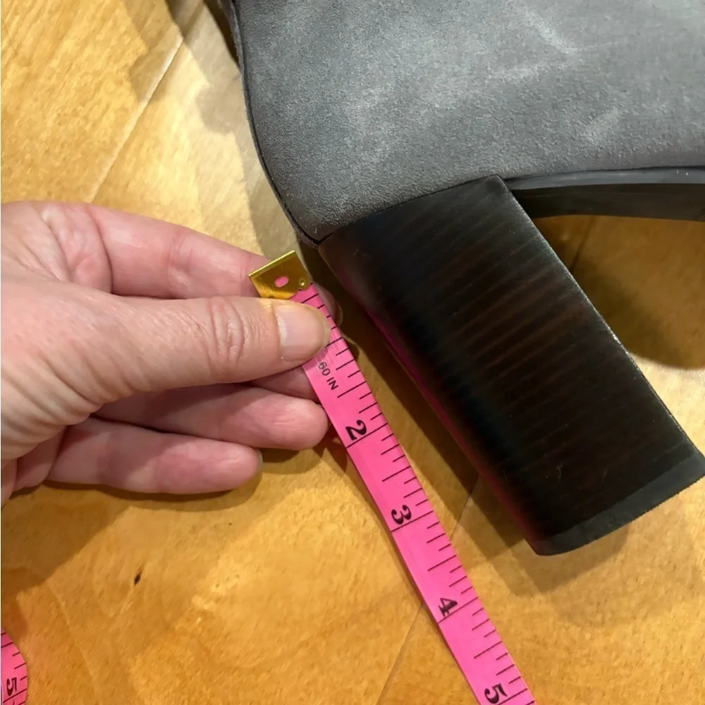 Cole Haan Women's Harrington Grand Riding Bootie, Boot sz 7 gray suede